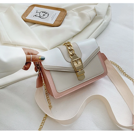 Cartera Lydia REF. 3793 Beige/Rosado